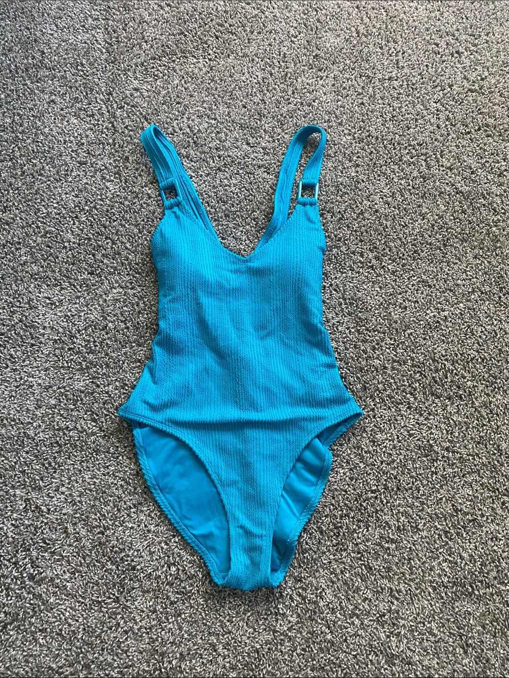 Old Navy Blue One-Piece Swimsuit - Vibrant Teal